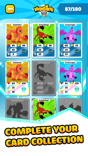 Screenshot Monsters TCG trading card game