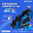 Ghế Massage Trị Liệu Toàn Thân Lifesport Ls - 168 Cao Cấp Bảo Hành 6 Năm Công Nghệ Nhiệt Hồng Ngoại Cao Cấp