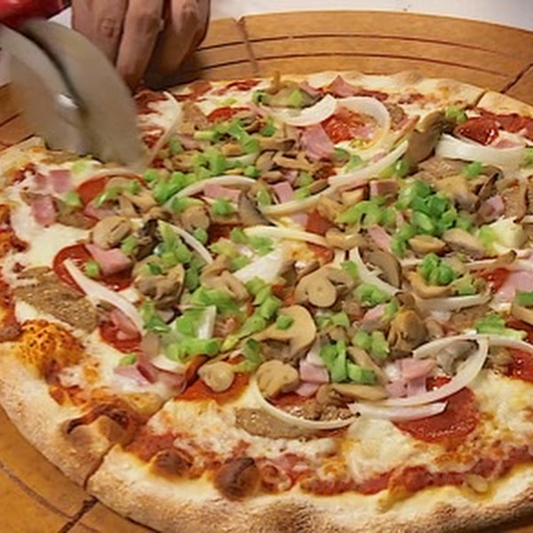 This pizza is not gluten free the gf one is thinner in crust length