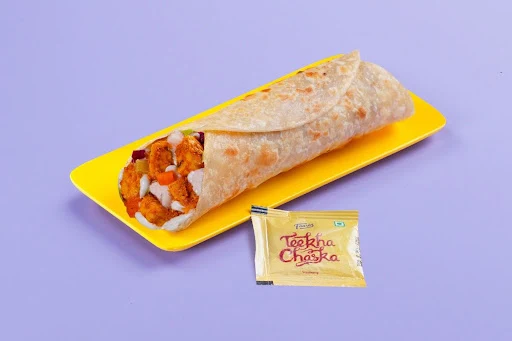 Lebanese Garlic Paneer Wrap