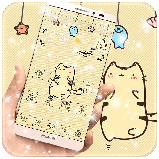 Cute Cartoon Graffiti Theme