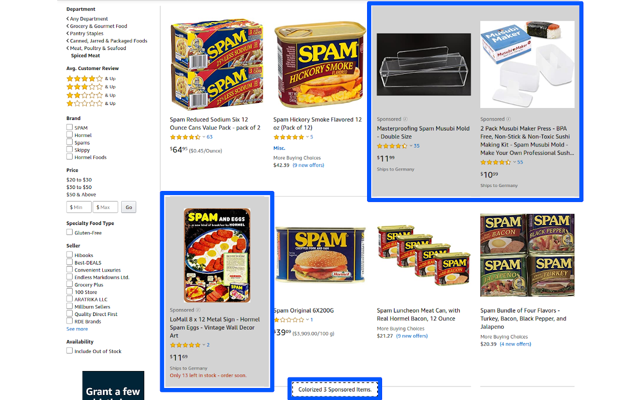 Amazon Unsponsor Preview image 0