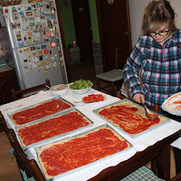 Pizza fatta in casa... di 