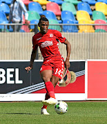 Highlands  striker and top goalscorer Mothobi Mvala is back from injury. /Gerhard Steenkamp/BackpagePix