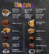 The Burger Club menu 1