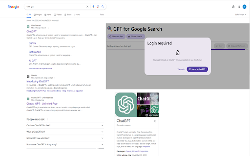 GPT for Google Search