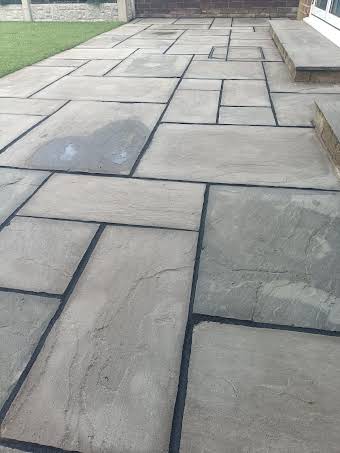 Indian stone patio regrout  album cover