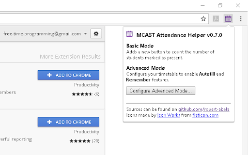 MCAST Attendance Helper