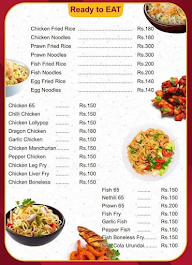 Skywalk Restaurant - Thoondil Meengal menu 1