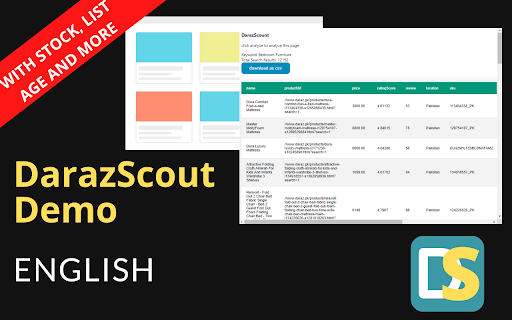 DarazScout Demo ENGLISH cS 