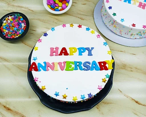 Happy Anniversary Designer Cake