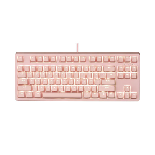 Bàn phím cơ E-DRA EK387 Dream Pink Huano Blue Switch (Hồng)