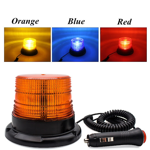 Title 4, LED Warning Light Car Strobe Light with Magneti...