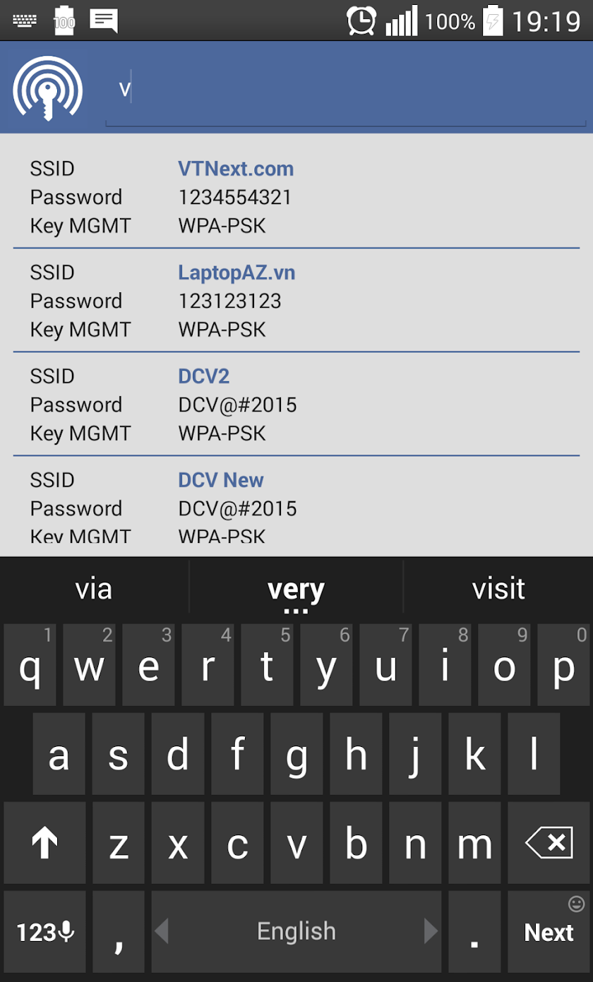 Wifi Pass Stored - Viewer Screen 3