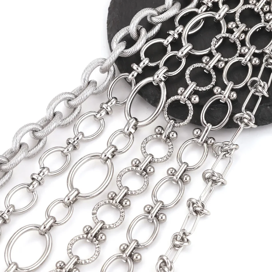 Multi-stijl Roestvrij Staal Populaire Punk Ketting Sieraden, Duurzaam, Stijlvol en Perfect voor een Statement Look en het Uiten van Je Stijl