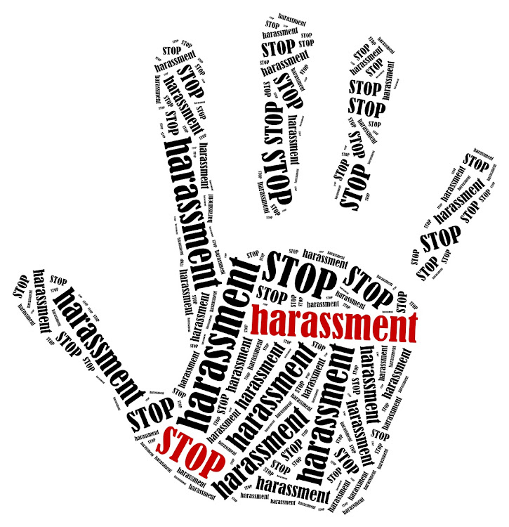 A call against harassment. Stock image