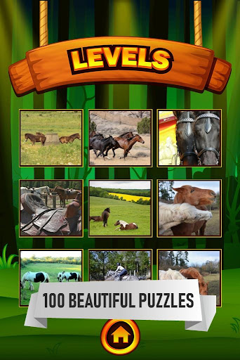 Horses Jigsaw Puzzle Game