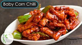 Baby Corn Chilli Dry