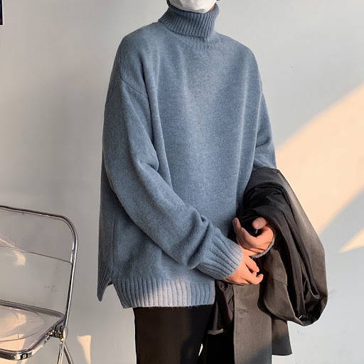 Title 5, Womens Fashion Turtleneck Sweater, Loose Fit, ...