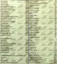 Hotel Vasanti Vilas menu 5