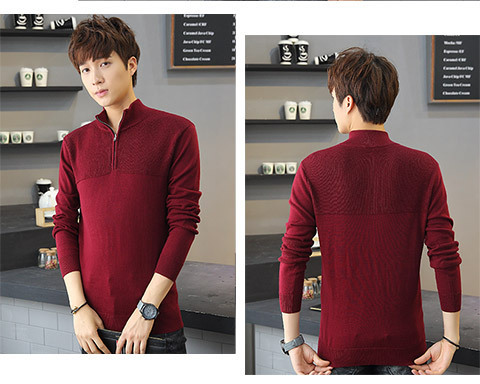 Title 2, Solid color knitted bottoming shirt
