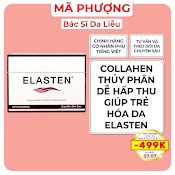 [Bán Chạy] 1 Hộp 28 Ống Collagen Elasten Giúp Da Căng Mịn, Chống Lão Hóa, Tóc Chắc Khỏe - Collagen Số 1 Tại Đức