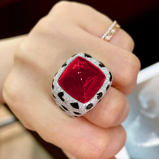 Title 6, Royal Sapphire Red Diamond Emerald Full Diamond...