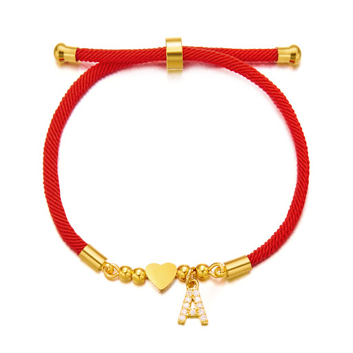 Title 26, Stainless Steel Letter Bracelet 26 English Lett...