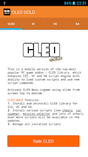 CLEO Gold 1.1.2 APK + Mod (المال غير محدود) إلى عن على ذكري المظهر