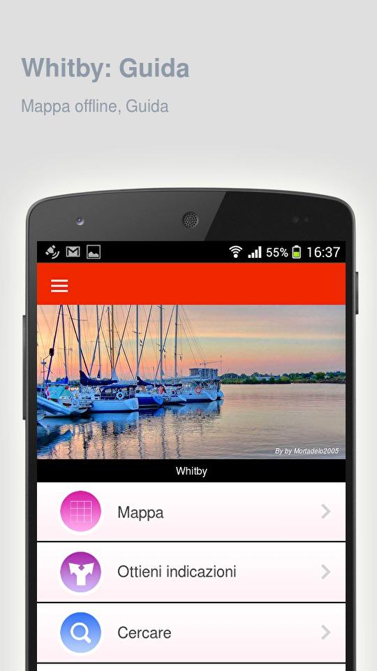 Android application Whitby: Offline travel guide screenshort