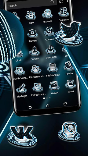 Screenshot Cricket Sci-Fi Launcher Theme