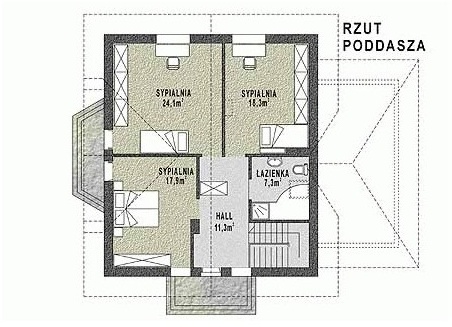 WB-3905 - Rzut poddasza