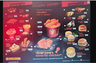 Five Star Chicken menu 1