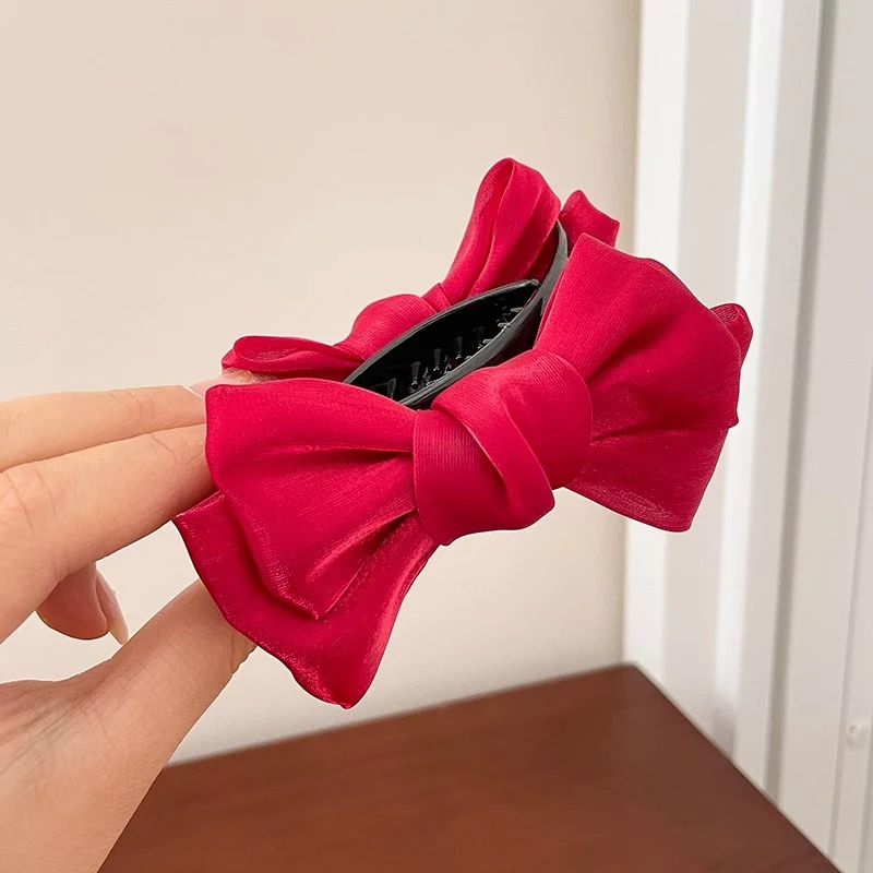 Presilha de Cabelo Elegante Feminina Clip Traseiro Updo Fixação Fácil Penteado Sofisticado Acessório Moderno