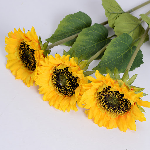 Title 1, Single Sunflower Artificial Flower Decoration S...