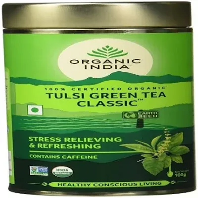 Organic India Classic Tulsi Green Tea - 100 gm
