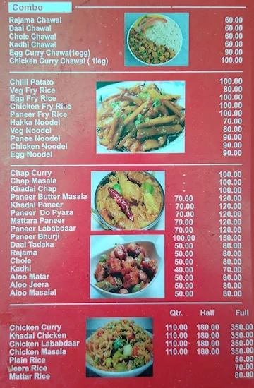 Uttarakhand Paratha Corner menu 