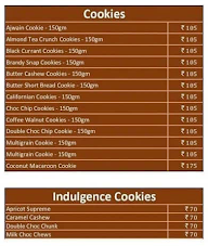 Cookie Man menu 2