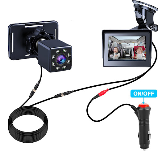 Title 1, Car Infant Baby Infrared Night Vision Rearview ...