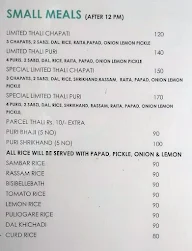 Sri Krishna Aanand Bhavan menu 3