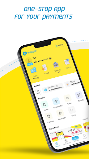Screenshot WavePay APP by Wave Money