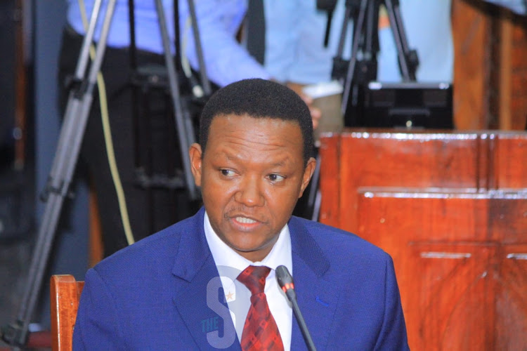 Foreign affairs nominee Alfred Mutua.