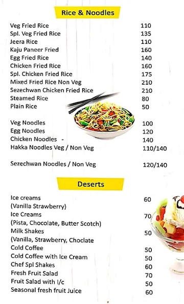 Hotel Naidu Grand menu 