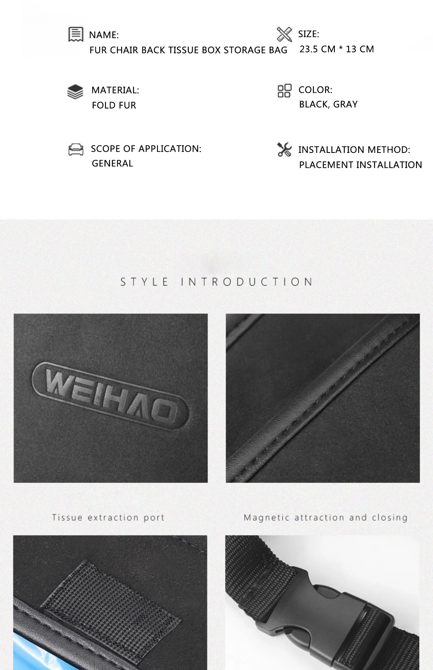 Title 3, Auto stoel rugleuning opbergtas interieur decor...