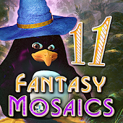 Fantasy Mosaics 11: Fleeing from Dinosaurs