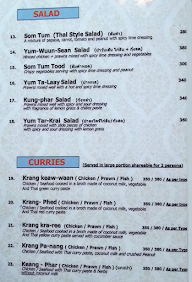 Thai House menu 3