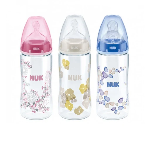 Bình sữa NUK PA 300ml núm ti Silicone S2 - M