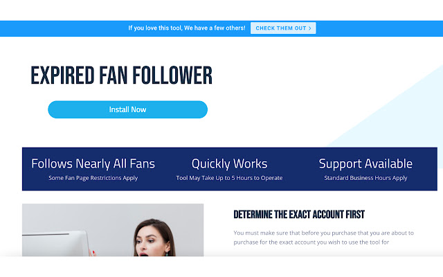 Expired Fans / Subscribers Follower chrome extension