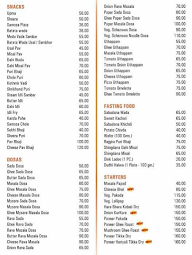 Shri Ram Restaurant menu 2