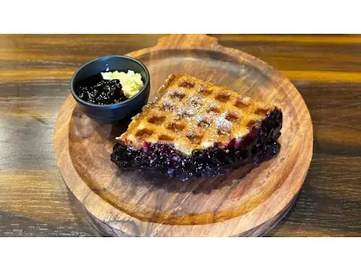 Blueberry Cream Cheese Waffle